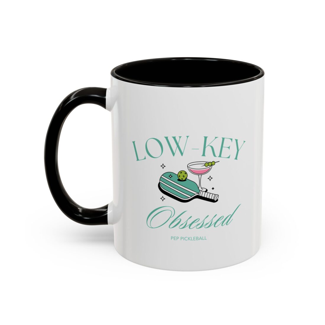Low-Key Obsessed | Women's Pickleball Coffee Mug - PEP Pickleball
