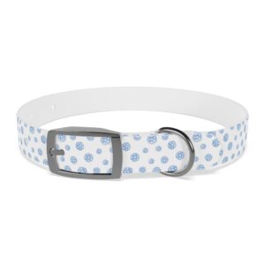 Pickleball Dog Collar | Blue Pickleball Pattern