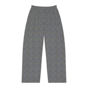 Pickleball Pajama Pants | Gray Paddle Pattern