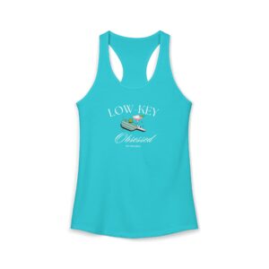 Low-Key Obsessed | Women’s Pickleball Racerback Tank