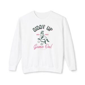 Giddy Up & Game On | Lightweight Crewneck Sweatshirt