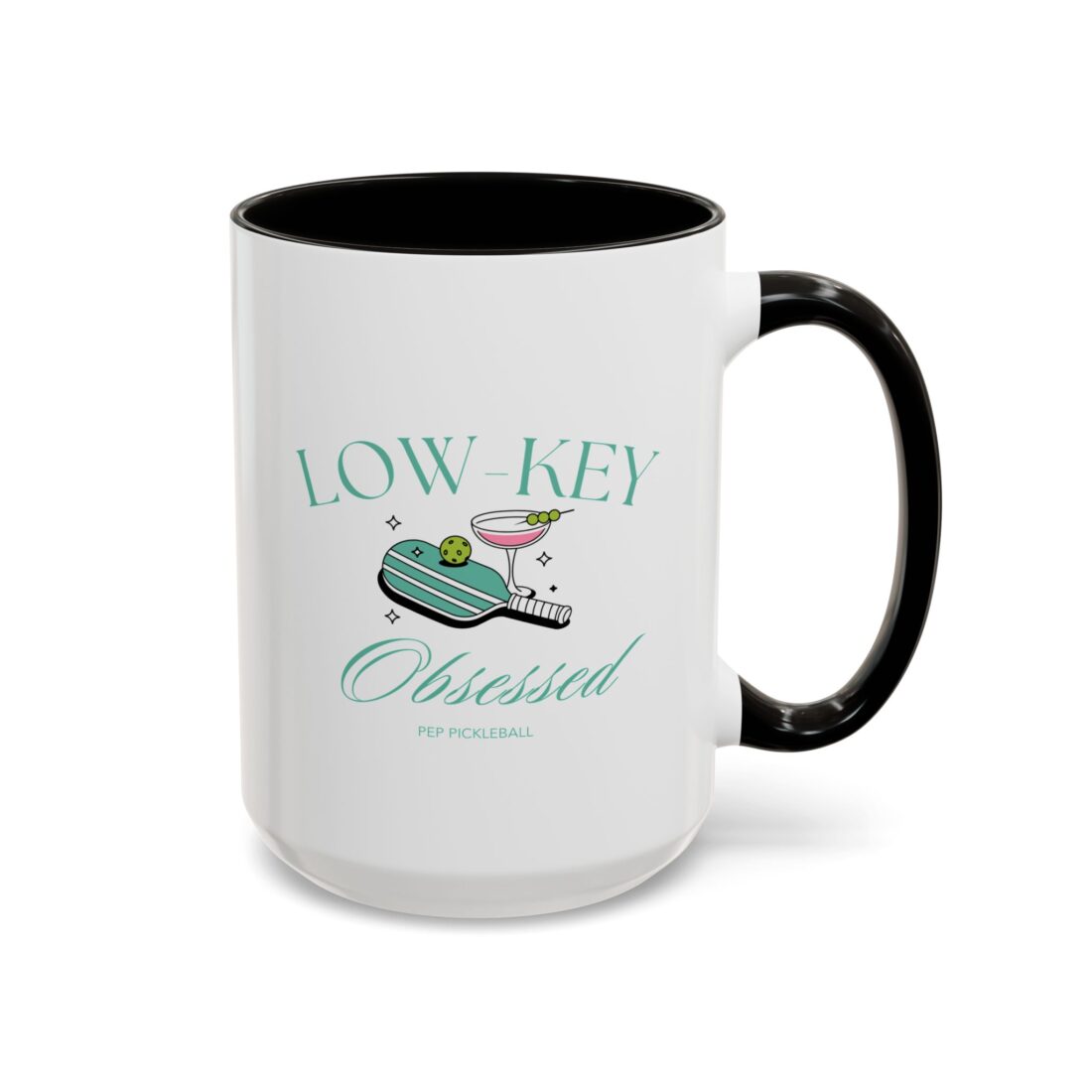 Low-Key Obsessed | Women's Pickleball Coffee Mug - PEP Pickleball