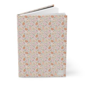 Pickleball Paddle Floral Journal